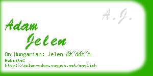 adam jelen business card